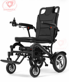 ویلچر برقی آلومینیوم تقویت شده تاشو سبک مسافرتی مدل YS-EA8000-XS تایوانی دیاناوکس